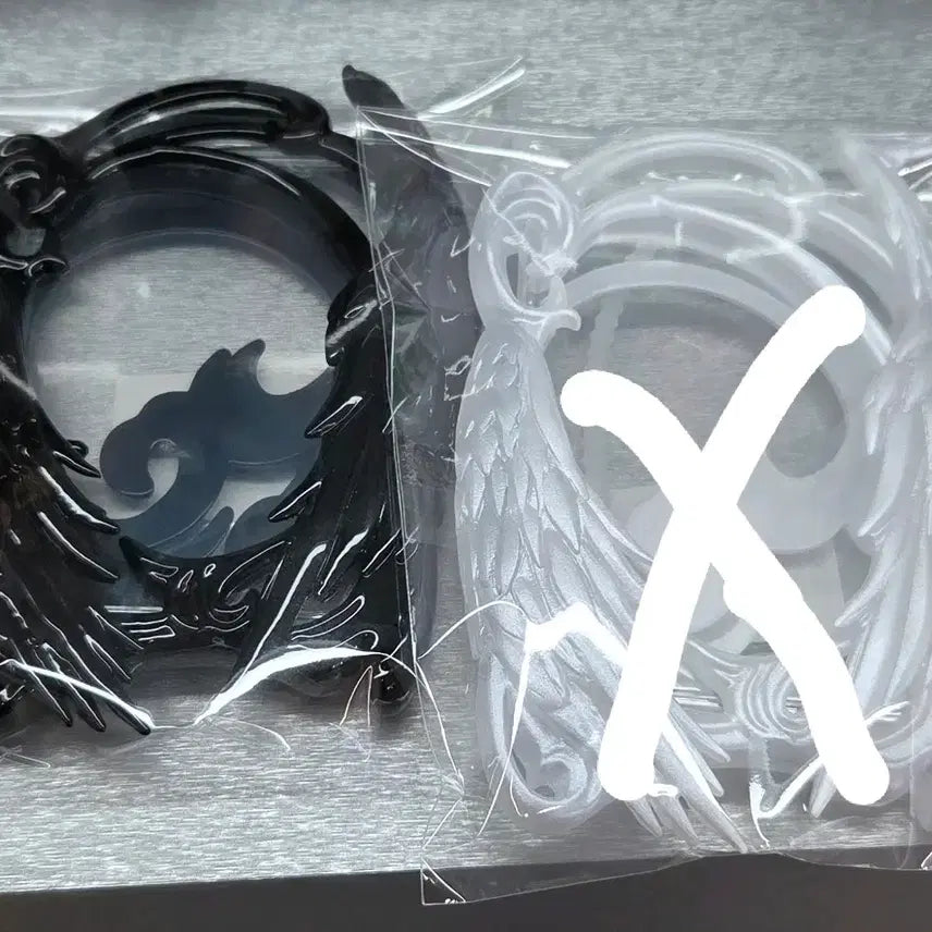 [BUNJANG] Ran Angel Holder Photocard Holder Black / 란님 ran님 RAN님 천사홀더 엔젤홀더 포카홀더 블랙 angel 양도 판매