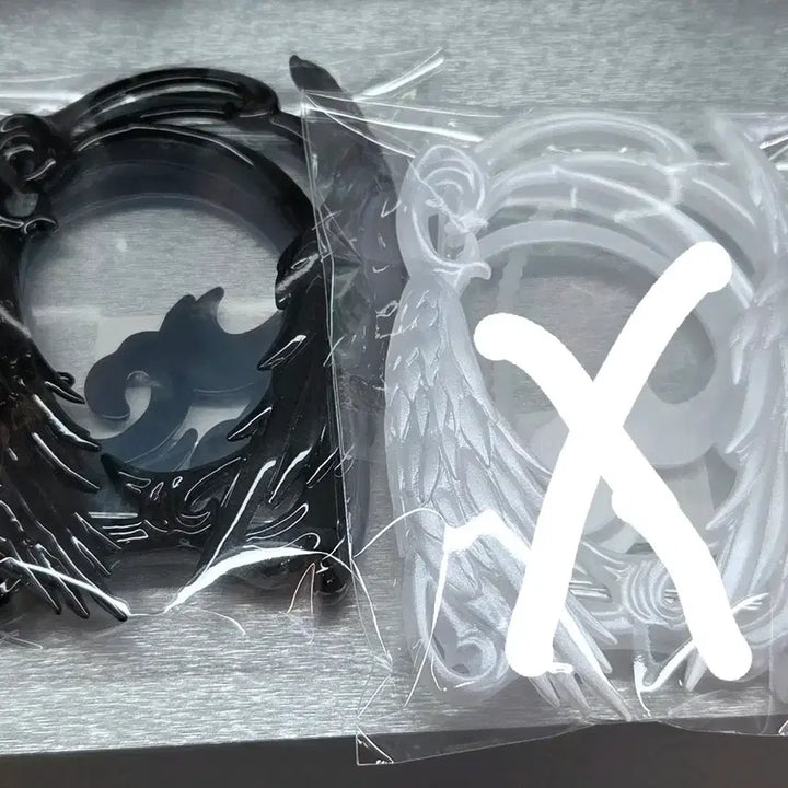 [BUNJANG] Ran Angel Holder Photocard Holder Black / 란님 ran님 RAN님 천사홀더 엔젤홀더 포카홀더 블랙 angel 양도 판매