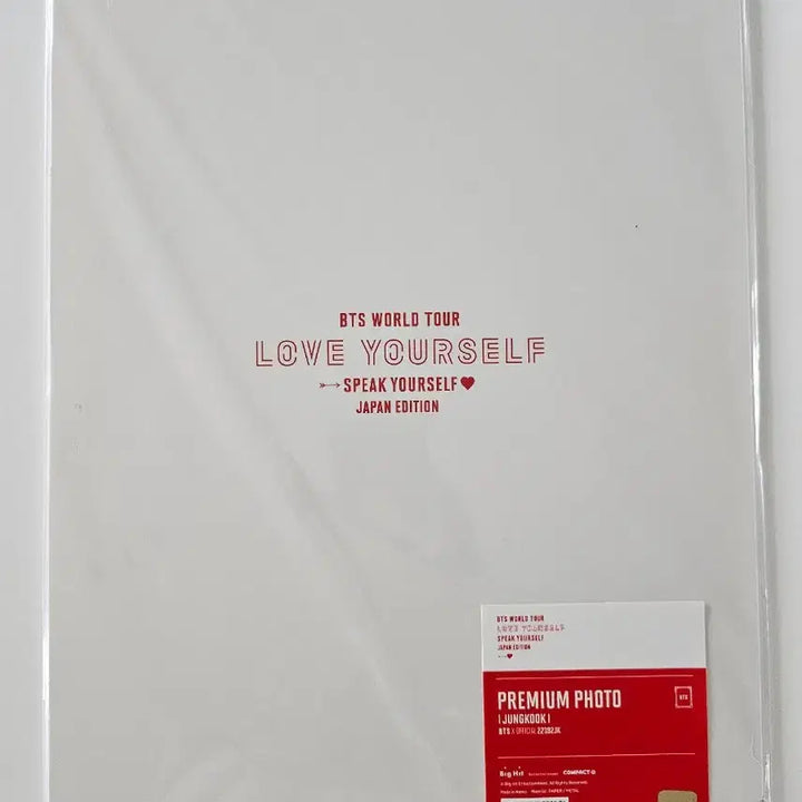 [BUNJANG] BTS Jungkook Speak Yourself Japan Tour Official Goods Premium Photo Uchiwa Set / 방탄소년단 정국 스픽콘 재팬 투어 공식굿즈