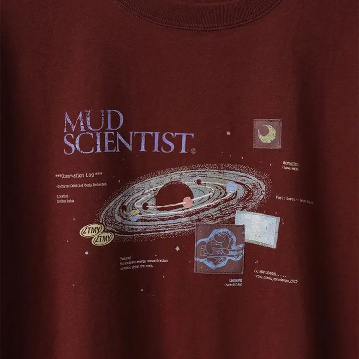 [BUNJANG] Zutto Mayo Dorodango Burgundy T-Shirt XL / 즛토마요 도로당고 버건디 티셔츠
