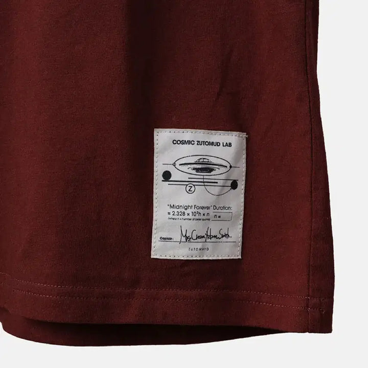 [BUNJANG] Zutto Mayo Dorodango Burgundy T-Shirt XL / 즛토마요 도로당고 버건디 티셔츠