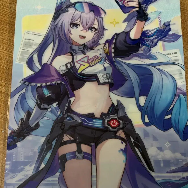 [BUNJANG] Honkai: Star Rail Immersive Exhibition Purchase Exclusive L-Folder Holder (Silver Wolf/Himeko) / 붕스 이머시브 전시회 구매특전 L자 파일 홀더