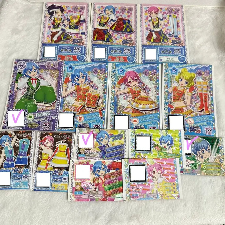 [BUNJANG] Pripara Friendship Ticket Bundle Set - Dorothy, Leona, Shion, Mirai / (일괄) 프리파라 티켓 도로시 레오나 시온 미래 일판 한판 우정티켓 해태