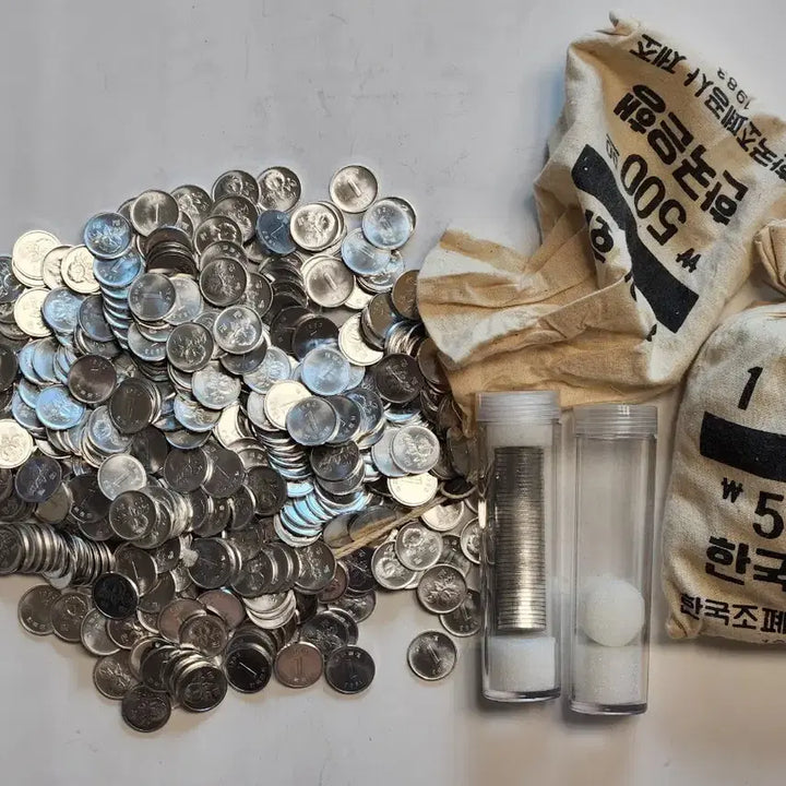 [BUNJANG] 1983 1st Year Uncirculated Coin Roll - 100 pcs / 관봉해체분/83년1주 100개