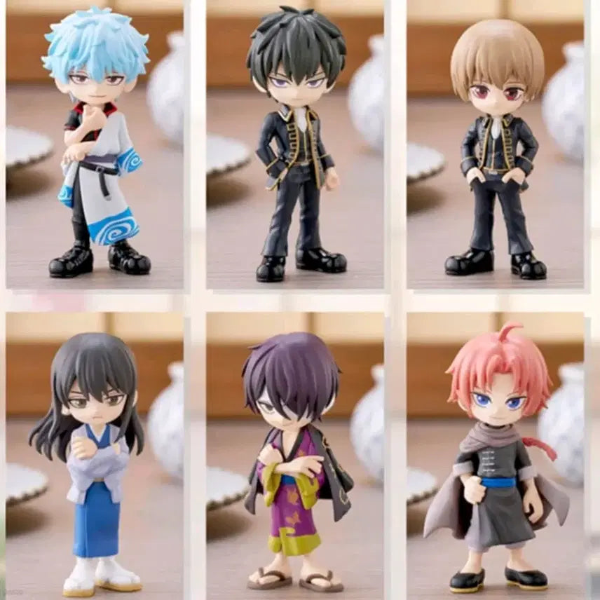 [BUNJANG] Gintama Male Characters 6-Figure Set (Sealed Box) / (미개봉 새상품 6개 확정 BOX) 은혼 남캐 팔버스 긴토키 히지카타 소고 카츠라 신스케 카무이 6종 세트