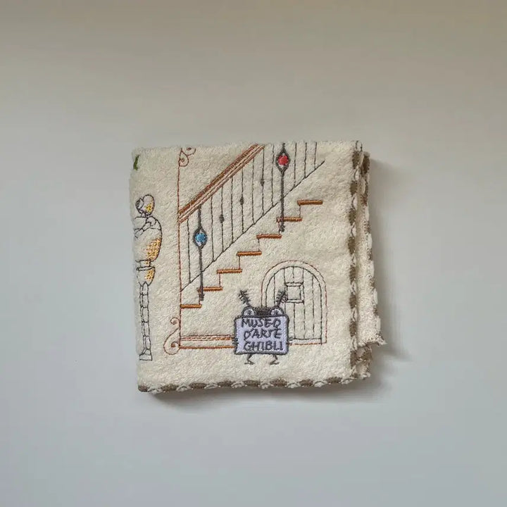 [BUNJANG] Ghibli Studio Tokyo Museum Limited Edition Handkerchief / 지브리 스튜디오 도쿄 미술관 한정 손수건