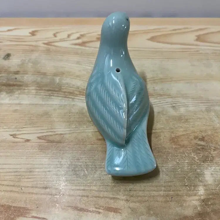 [BUNJANG] Celadon Porcelain Vase with Birds / 예쁜 새가 있는 청자연적/   요316
