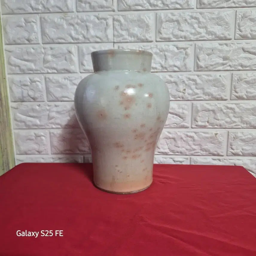 [BUNJANG] Late Joseon Dynasty White Porcelain Chungho Vase / 조선백자 말기충호