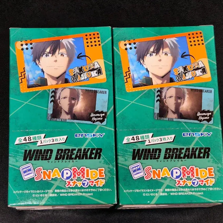 [BUNJANG] Wind Breaker (WinBre) Snap Mide Full Box - 48 Types Sealed / (미개봉 랜덤 새상품 BOX) 윈브레 윈드브레이커 스냅마이드 전 48종 박스