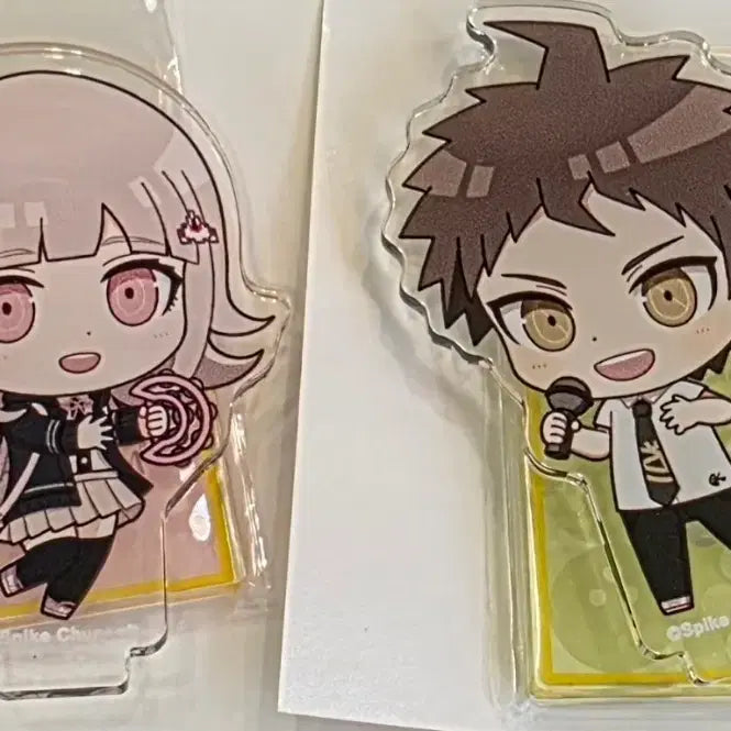[BUNJANG] Danganronpa Danganronpa: Another Episode Nanami Chiaki &amp; Hinata Hajime Acrylic Stand Bundle Set / 단간론파 슈단 라운드원 SD 나나미 치아키 히나타 하지메 아크릴 스탠드 일괄