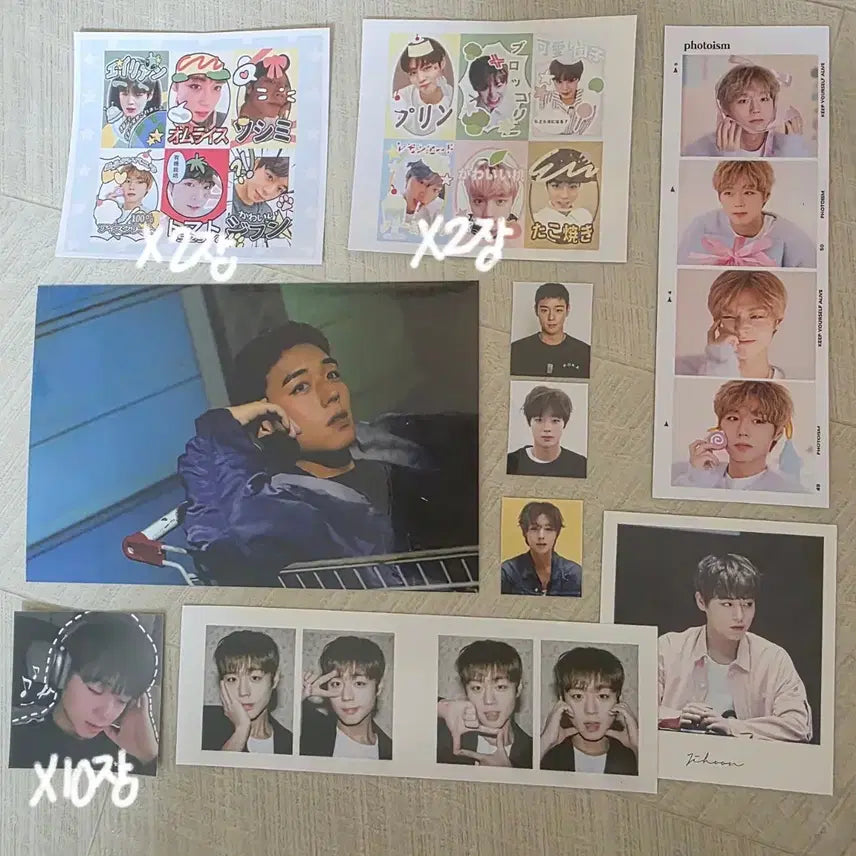 [BUNJANG] Park Ji Hoon Photocard Bundle Set / 박지훈 비공굿 굿즈 증사 일괄 판매