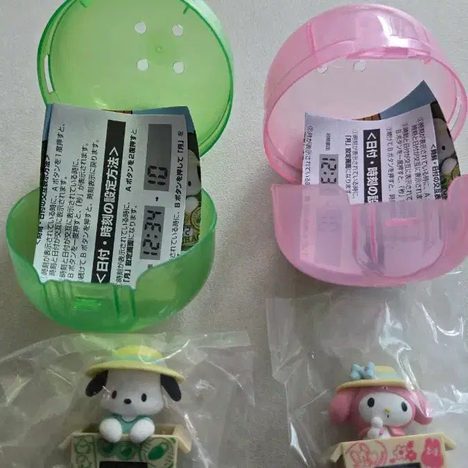 [BUNJANG] Sanrio Cardboard Clock Set (Pochacco, My Melody) / 산리오 골판지 시계3탄 일괄(포차코,마이멜로디)