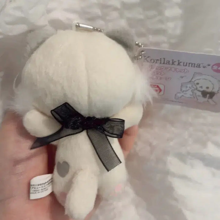 [BUNJANG] San-X Korilakkuma Cat Heart Charm Plush / 2018 고전 코리락쿠마 네코 고양이 하트 키링 인형 산엑스 리락쿠마