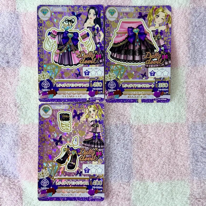[BUNJANG] Aikatsu! Ichigo Hoshimiya Dolly Devil Birthstone Lady Diamond Japanese Version / 아이카츠 아이엠스타 노노 리사 돌리데빌 탄생석 레이디다이아몬드 일판