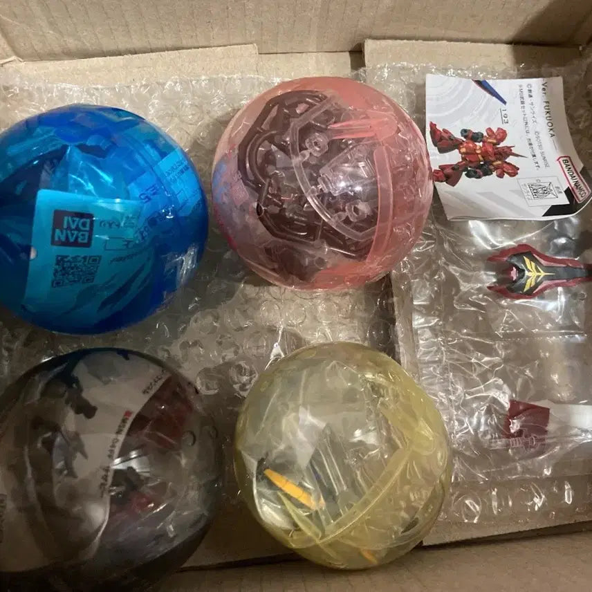 [BUNJANG] Bandai Ensemble Fukuoka Limited Edition Nu Gundam &amp; Sazabi Full Set (5 Types) / 반다이 앙상블 후쿠오카 한정 뉴건담, 사자비 풀세트 5종