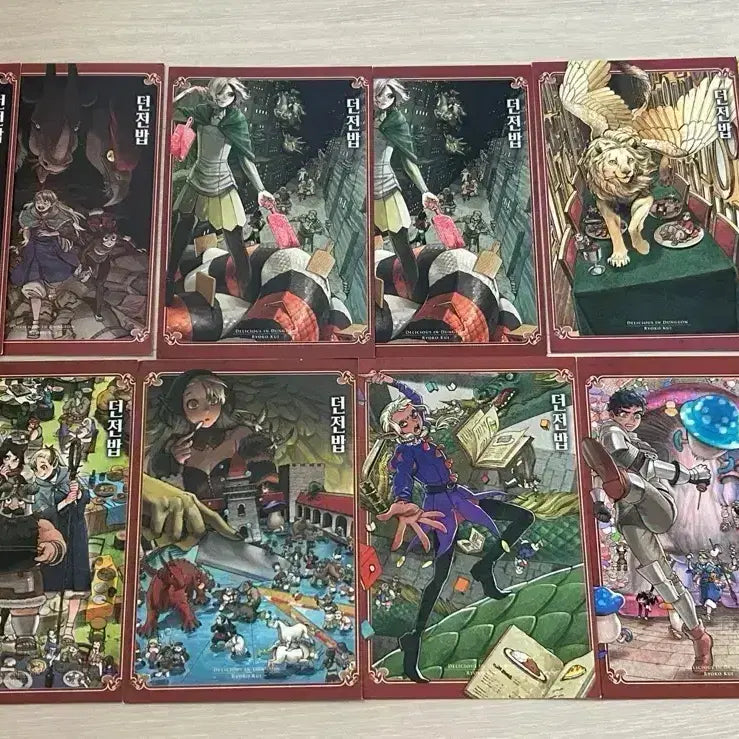 [BUNJANG] Dungeon Meshi Postcard Set (10 pcs) / 던전밥 엽서 10장 일괄