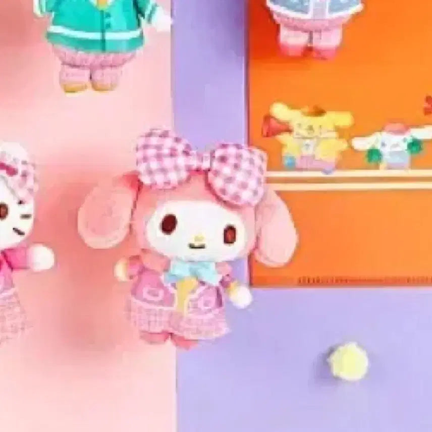 [BUNJANG] Sanrio Puroland My Melody Plush Mascot Badge / 산리오 퓨로랜드 마이멜로디 인형 마스코트 뱃지