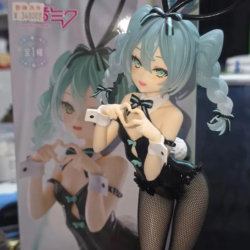 [BUNJANG] FURYU Bicute Bunny Girl Hatsune Miku Figure (Black) / 후류 bicute 비큐트 바니걸 미소녀 루루도 하츠네 미쿠 피규어 블랙