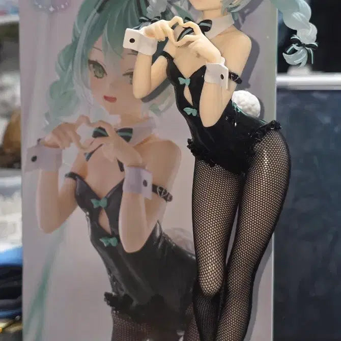 [BUNJANG] FURYU Bicute Bunny Girl Hatsune Miku Figure (Black) / 후류 bicute 비큐트 바니걸 미소녀 루루도 하츠네 미쿠 피규어 블랙