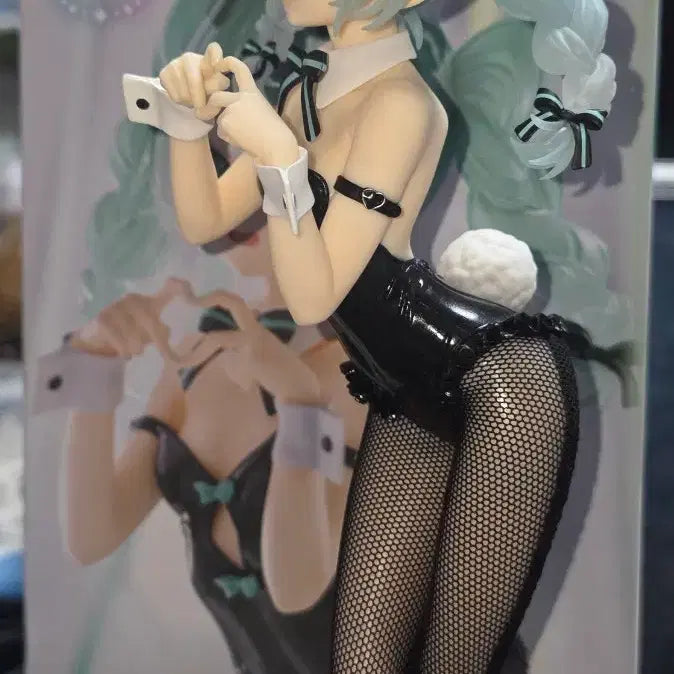 [BUNJANG] FURYU Bicute Bunny Girl Hatsune Miku Figure (Black) / 후류 bicute 비큐트 바니걸 미소녀 루루도 하츠네 미쿠 피규어 블랙