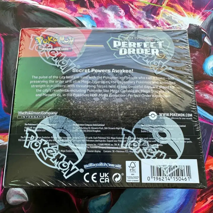 [BUNJANG] Pokemon TCG North American Perfect Order Booster Box (Sealed) / 포켓몬스터 북미판 미개봉 퍼펙트오더 부스터 박스