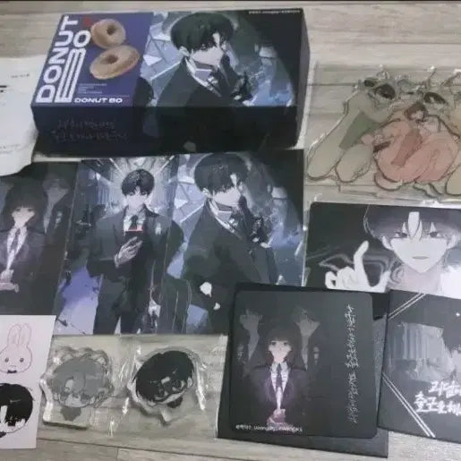 [BUNJANG] Gwedam Chulgeun (Kim Sol-eum, Baek Sa-heon, Go Young-eun) Group Set Postcards and Acrylic Charms Bundle Set / 괴담출근 괴출 김솔음 백사헌 고영은 동기조 엽서 아크릴 코롯토 굿즈 일괄