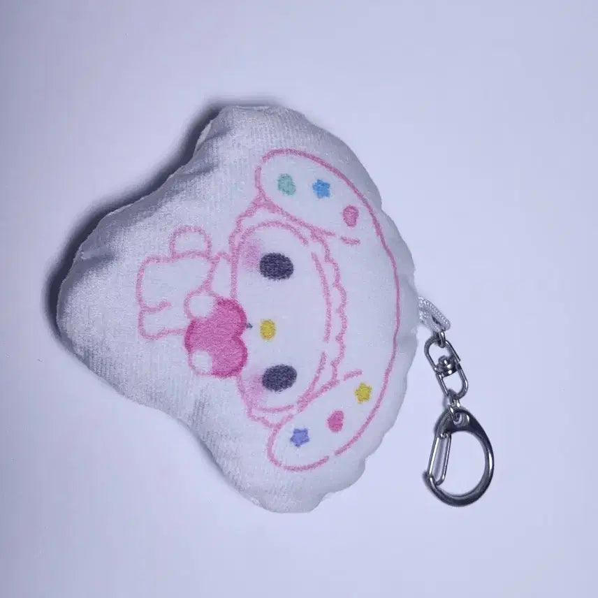 [BUNJANG] My Melody 50th Anniversary Cushion Keychain / 마이멜로디 50주년 쿠션 키링