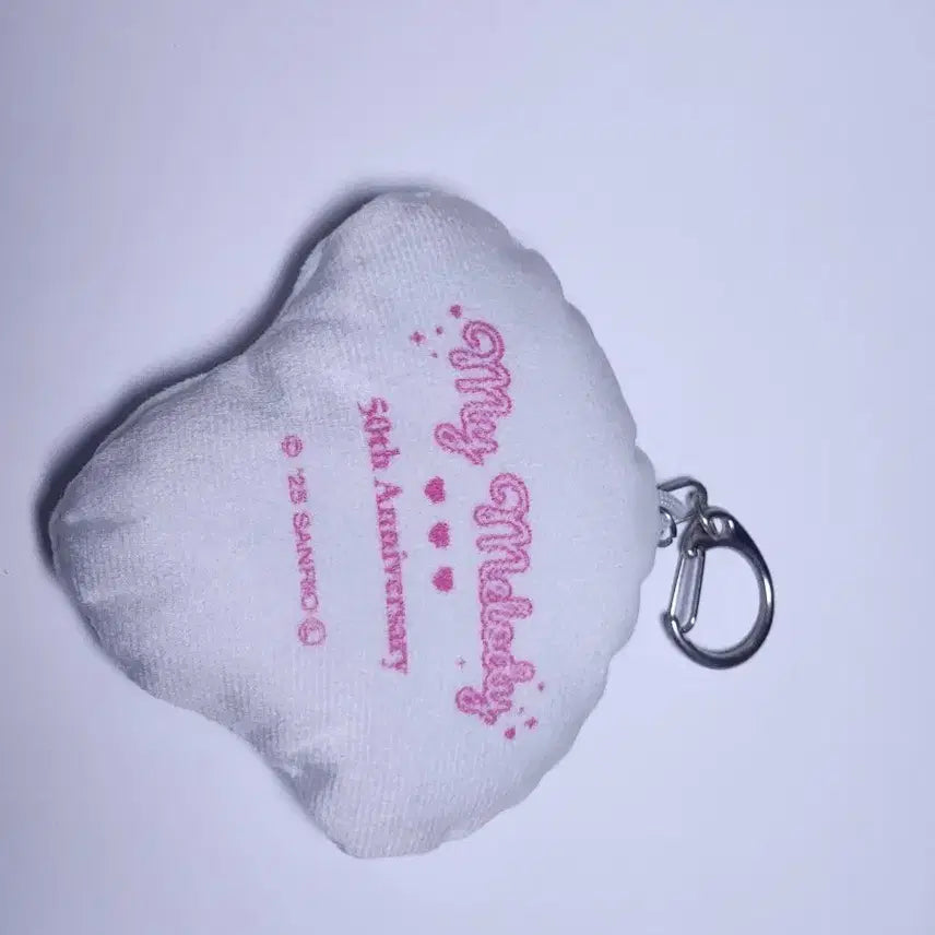[BUNJANG] My Melody 50th Anniversary Cushion Keychain / 마이멜로디 50주년 쿠션 키링
