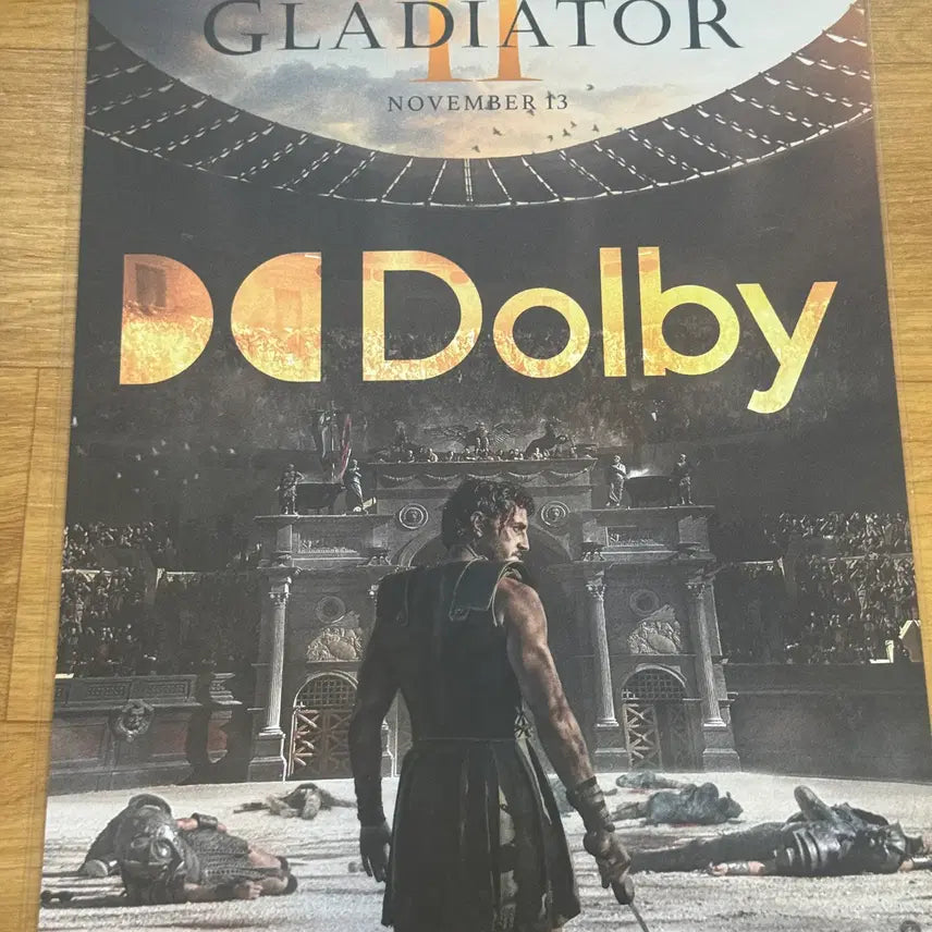 [BUNJANG] Gladiator II (2024) Dolby A3 Poster / 글래디에이터 II (2024) 돌비 A3 포스터