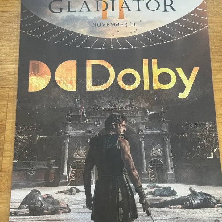 [BUNJANG] Gladiator II (2024) Dolby A3 Poster / 글래디에이터 II (2024) 돌비 A3 포스터