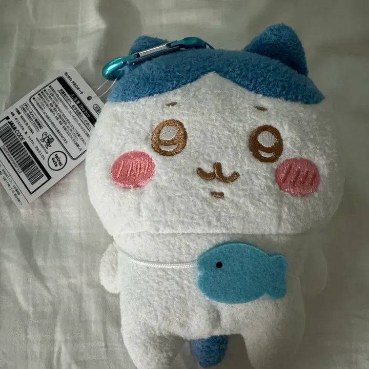 [BUNJANG] Chiikawa Hachware Pouch with Keyring - Genuine Japanese Product, New with Tags / 치이카와 하치와레 파우치 키링포함 일본정품 택보유 새상품