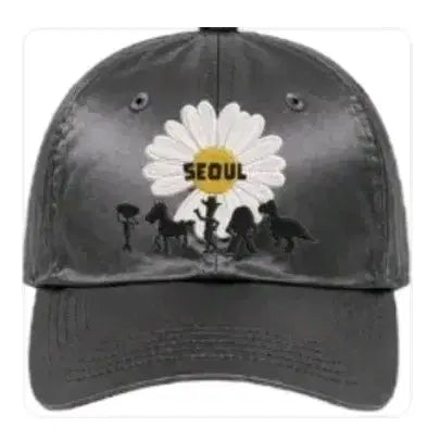 [BUNJANG] G-Dragon x Toy Story x PEACE MINUS ONE Daisy &amp; Toy Collaboration Silk Denim Hat / 지드래곤협업 토이스토리 데이지와토이의 새틴 볼캡