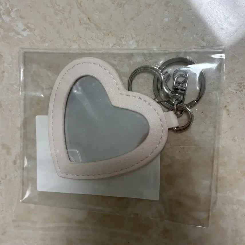 [BUNJANG] Klisier Heart Mirror Keychain / 클리시어 하트 거울 키링