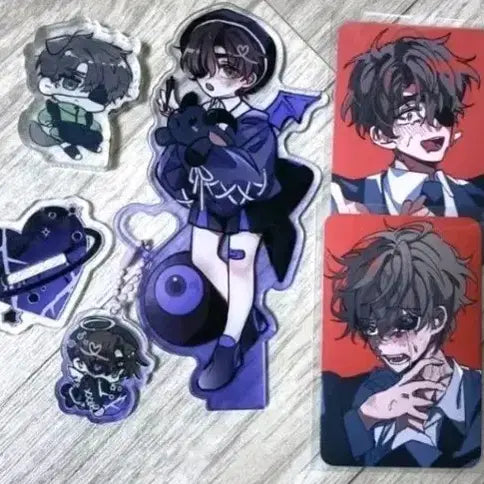 [BUNJANG] KoeDahmChoeGuehm (KoeChul) Baeksaheon Acrylic Stand &amp; Corotto Photocard Bundle Set / 괴담출근 괴출 백사헌 아크릴 스탠드 코롯토 포카 굿즈 일괄