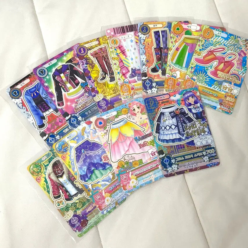 [BUNJANG] Aikatsu! Gross Dorothy Skirt Rira Sumire Card Bundle Set / [일괄] 아이엠스타 아이카츠 카드 그로스 도로시 스커트 리라 스미레 프레