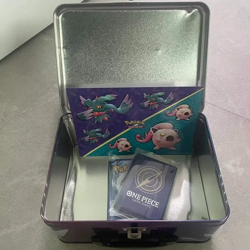 [BUNJANG] Pokemon Dialga &amp; Palkia Tin Case (Used) / 포켓몬 디아루가&amp;펄기아 틴케이스 (중고)