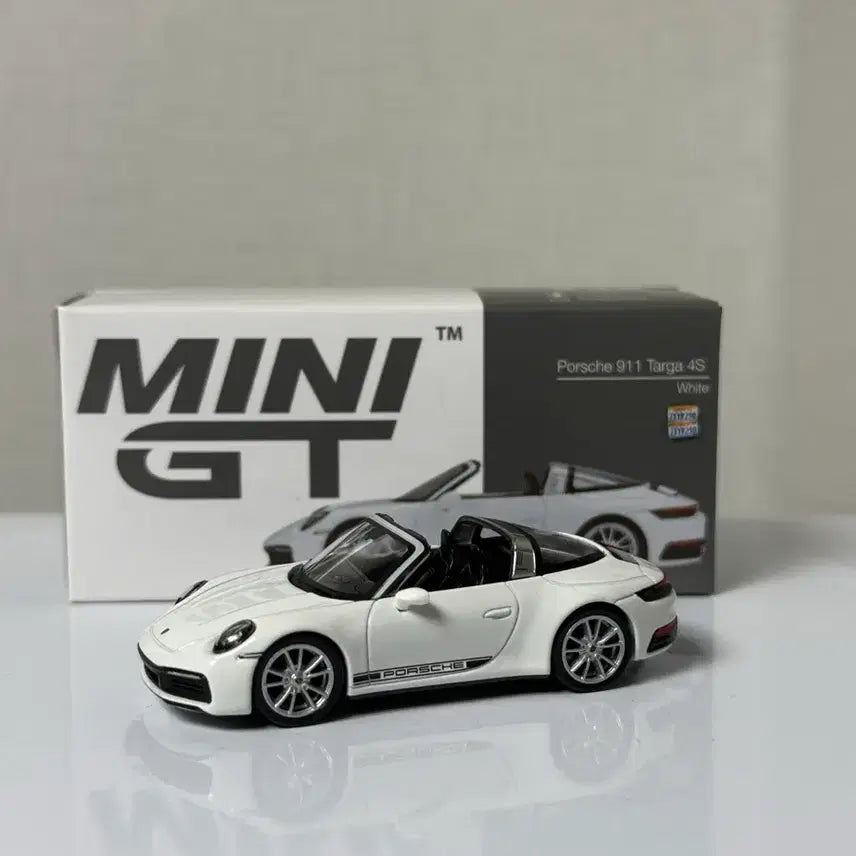 [BUNJANG] Minini GT Porsche 911 Targa 4S White / 미니지티 포르쉐 911 타르가 4S 화이트