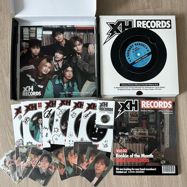 [BUNJANG] Xdinary Heroes 2nd Official Fanclub Kit / 엑디즈 빌런즈 2기 공식 팬클럽 키트 엑스디너리 히어로즈 Xdinary Heroes