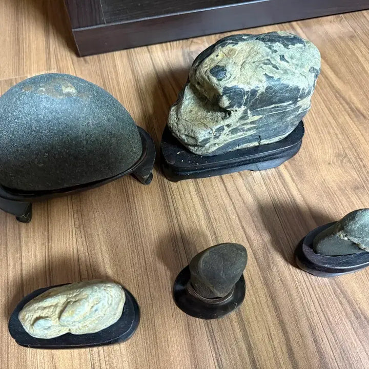 [BUNJANG] Decorative Stone Collection - Set of 5 / [일괄] 수석/수석돌/돌 인테리어/취미소품/자연석 수석/장식용 돌