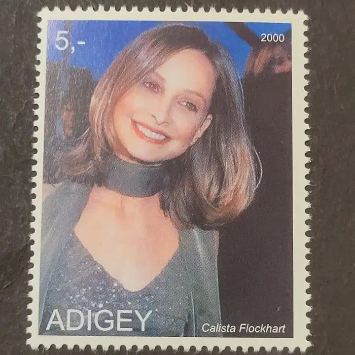 [BUNJANG] Calista Flockhart Commemorative Stamp / 2000년 미국드라마배우 칼리스타 플록하트기념 우표Calista Flockhart