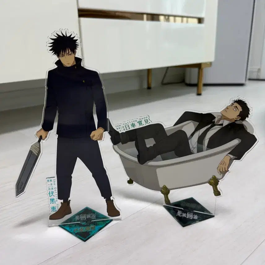 [BUNJANG] Jujutsu Kaisen Shibuya Incident Megumi, Higuruma Acrylic Standee Bundle / 주술회전 사멸회유 메구미, 히구루마 아크릴 스탠드