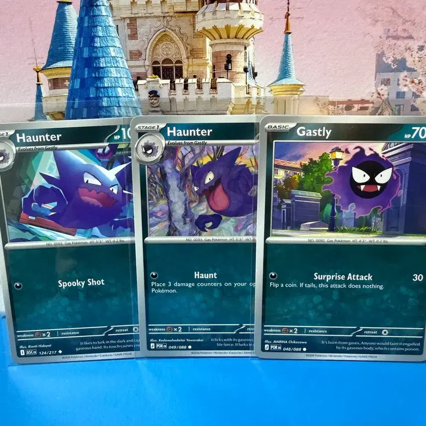 [BUNJANG] North American Pokémon Card Gengar &amp; Haunter Set (3 Cards) - Grade A / 북미 포켓몬카드 고오스, 고우스트 3장 일괄 A-급