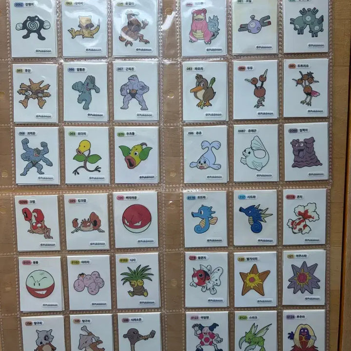 [BUNJANG] Pokemon Stickers 2022 1st Gen Full Set, 2nd Gen Full Set, 2023 New 55 Types Full Set / 포켓몬 띠부씰 2022 1세대 전종2세대 전종 23 뉴띠부씰 55종 전종