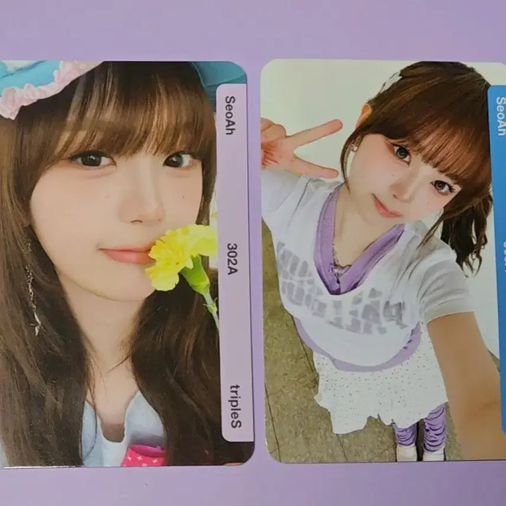[BUNJANG] tripleS Seoah CC302 CC303 Baby Flower Album Object Set / 트리플에스 서아 CC302 CC303 베이비플라워 앨범 오브젝트