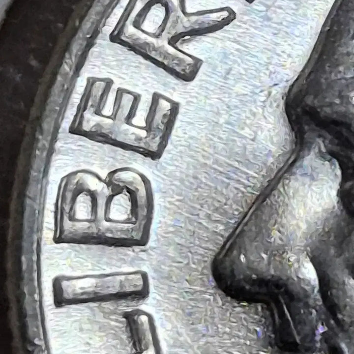 [BUNJANG] 1964 Roosevelt Dime 90% Silver Coin - Double Rim, RPM Error / 1964년D 발행 루즈벨트 다임 은화90% 더블림.RPM. 에러