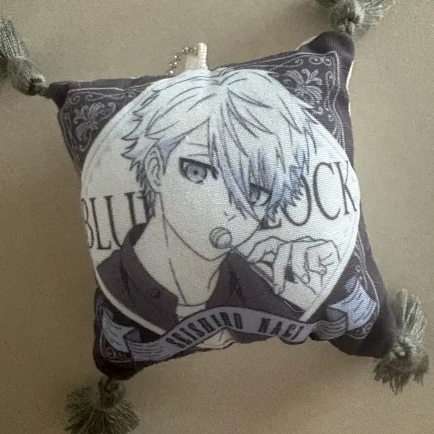 [BUNJANG] Blue Lock Nagi Seishiro Gacha Cushion Keychain / 블루록 나기 세이시로 가챠 쿠션 키링