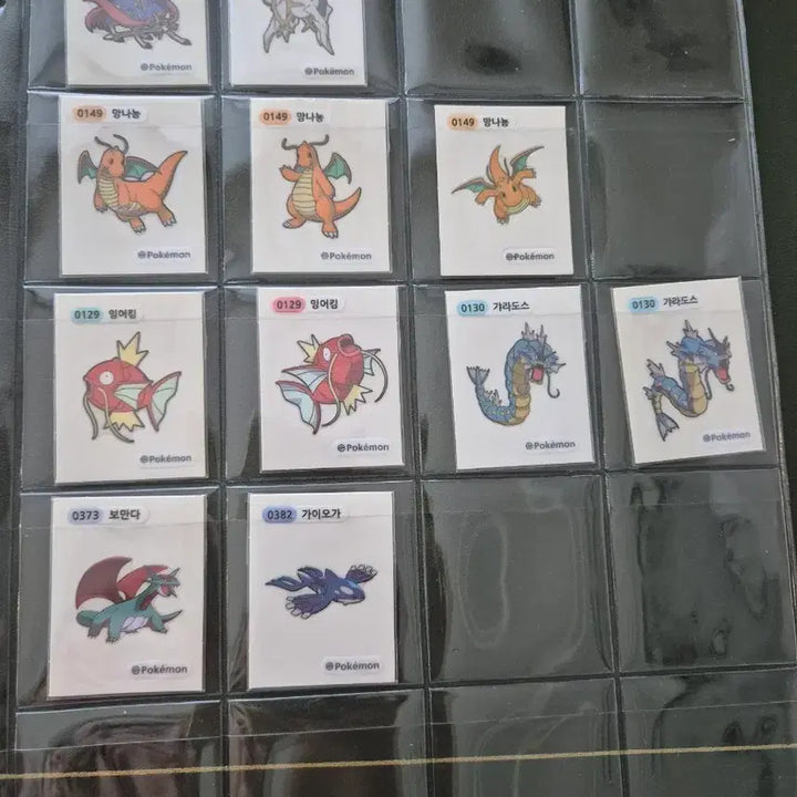 [BUNJANG] Pokemon Sticker Set (Arceus, Dragonite, Magikarp, Salamence, Kyogre) / 포켓몬 띠부실 아스세우스 외