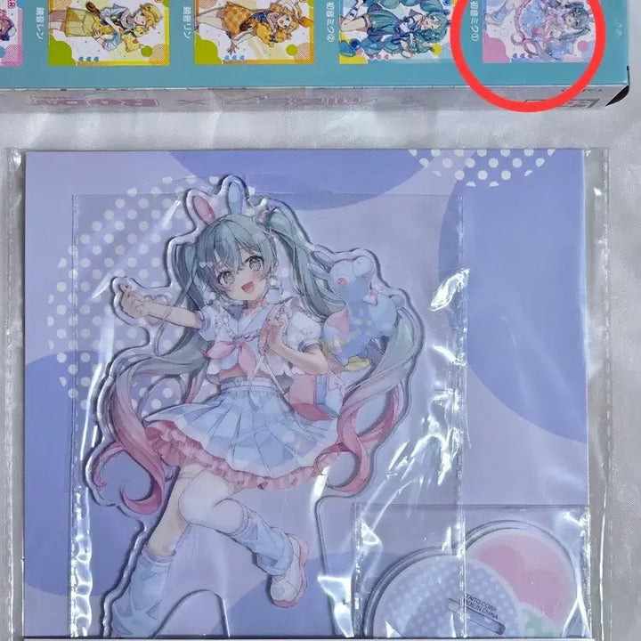 [BUNJANG] Rody Miku B-Prize Acrylic &amp; I-Prize Poster Bundle Set / (일괄) 로디 미쿠 B상 아크릴 + I상 로디미쿠 일러스트 포스터 하츠네미쿠 아크릴 하츠네미쿠 포스터