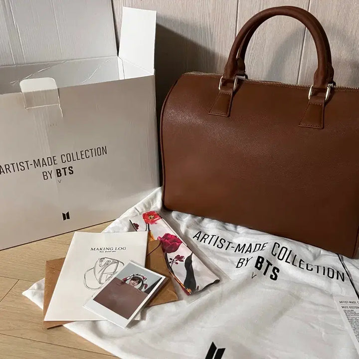 [BUNJANG] BTS V (Taehyung) ARTIST-MADE COLLECTION Mute Boston Bag Set / 방탄소년단 bts 뷔 태형 ARTIST-MADE  뮤트 보스턴백 풀세트