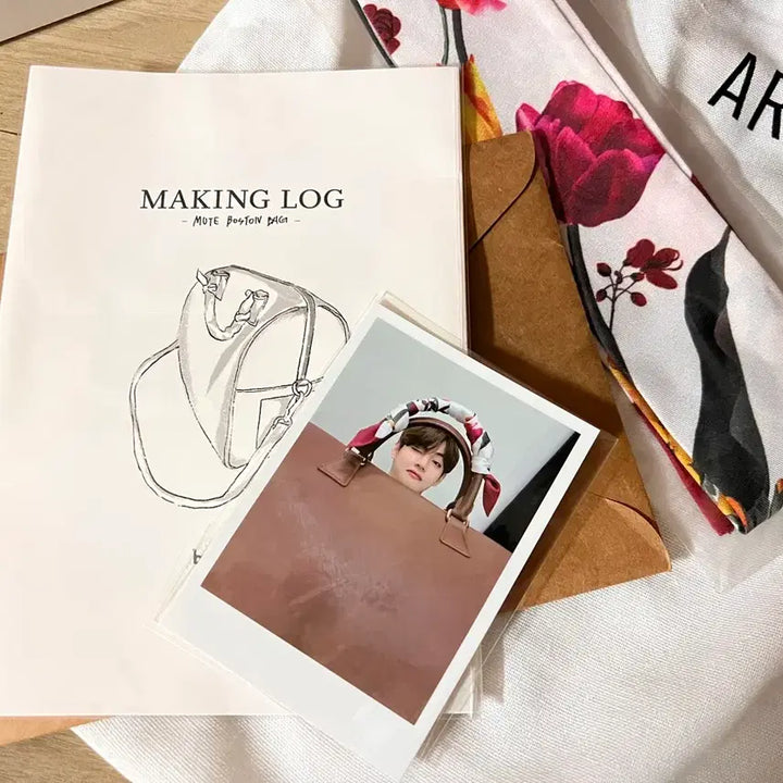 [BUNJANG] BTS V (Taehyung) ARTIST-MADE COLLECTION Mute Boston Bag Set / 방탄소년단 bts 뷔 태형 ARTIST-MADE  뮤트 보스턴백 풀세트